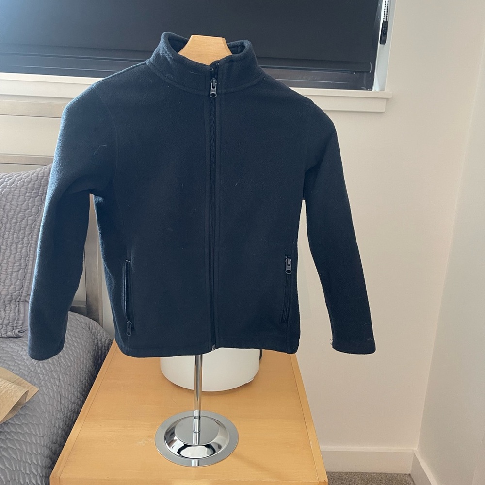 Lands' End navy fleece Jacket
